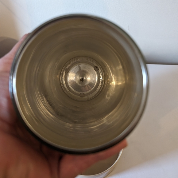 ALADDIN (1960's) Butterscotch Tartan Travel Thermos, Large Aladdin Thermos - Picture 5 of 10